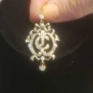 Elegant Gold and Silver Women's Pendant